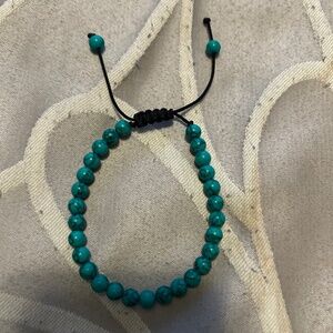 Green turquoise bracelet
